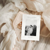 Invitation Classique Élégant moderne Bible Verse Mariage phot