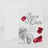 Invitation Classique Enregistrer L'Invitation De Date Mariage (Devant / Derrière)