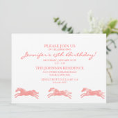Invitation Classique Equestre filles Quinzième anniversaire (Debout devant)