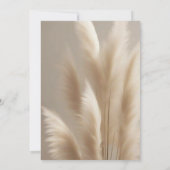 Invitation classique et dorée de douche de mariée  (Dos)