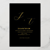 Invitation Classique et Élégante (Recto)