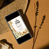 Invitation Classique | Maman à abeille |Un petit baby shower 