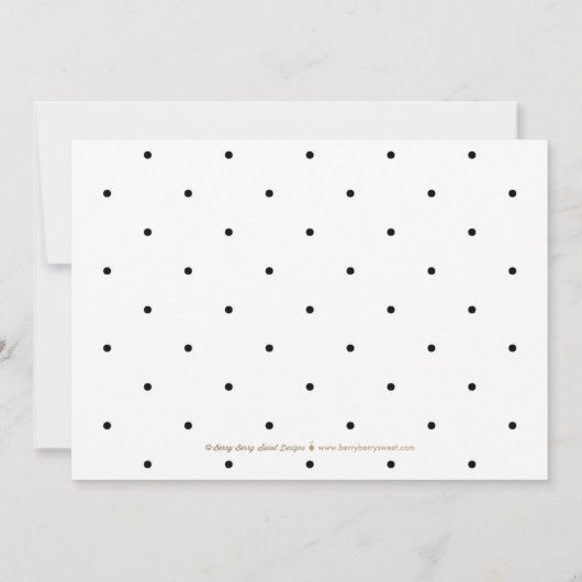 Invitation classique Mariage Répétition Dîner Fian (Dos)