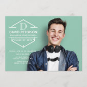 Invitation Classique Moderne Design élégant Élégant Photo Gra (Devant)