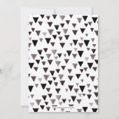 Invitation Classique Moderne Design élégant Élégant Photo Gra (Dos)