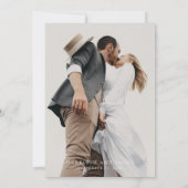 Invitation Classique moderne le Mariage photo Arch (Dos)