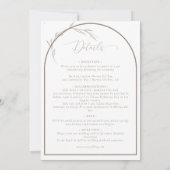 Invitation Classique moderne | Mariage officiel (Dos)