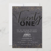 Invitation classique noire (Devant)