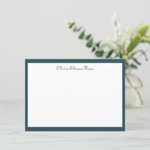 Invitation Classique Personnalisé Bleu foncé