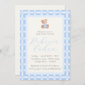 Invitation classique pour Baby Shower à l'effigie  (Devant / Derrière)