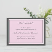 Invitation Classique pour une Fête d'Anniversaire (Debout devant)