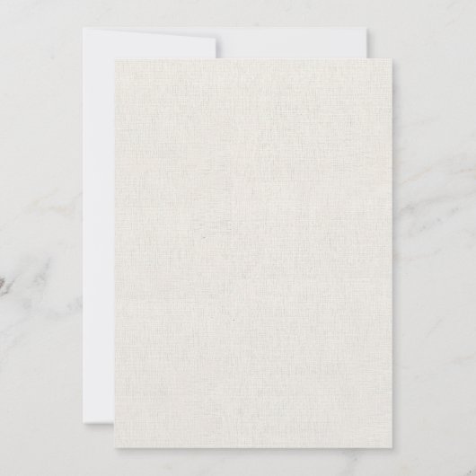 Invitation Classique Rustique Double Anniversaire (Dos)