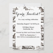 Invitation Classique Unicorne Antique Mythique Magie Créature (Devant)