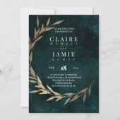 INVITATION - CLASSIQUE "VERT RUSTIQUE" (Devant)