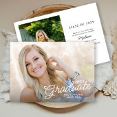 Invitation Classy 2023 Graduation photo horizontale