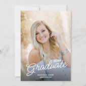 Invitation Classy 2023 Graduation photo verticale (Devant)