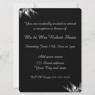 Invitation Classy 25e anniversaire de Mariage