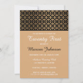 Invitation Classy Gold (Devant)