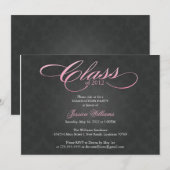 Invitation Classy Graduation (Devant / Derrière)