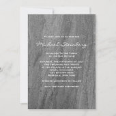 Invitation Classy Granite Bar Mitzvah (Devant)