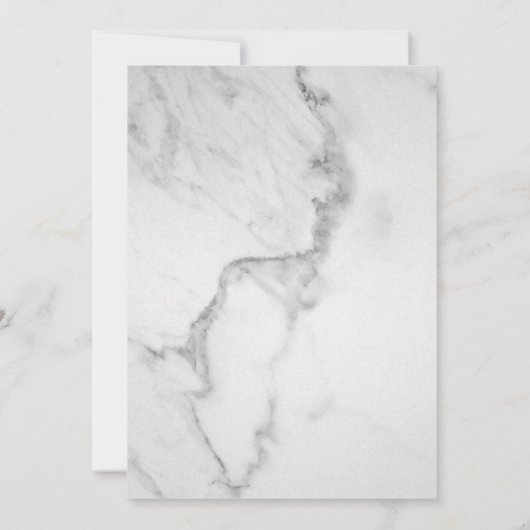 Invitation Classy Marble Retraite Party (Dos)