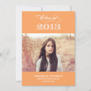 Invitation Classy Script Graduation