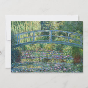 Invitation Claude Monet - Bassin de Nymphéas, Harmonie Verte
