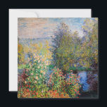 Invitation Claude Monet - Coin du jardin à Montgeron<br><div class="desc">Coin du jardin à Montgeron / Coin de jardin a Montgeron - Claude Monet,  Huile sur toile,  1876</div>