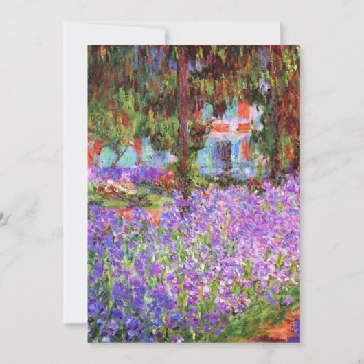 Invitation Claude Monet Garden (Devant)
