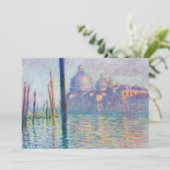 Invitation Claude Monet - Grand Canal, Venise (Debout devant)