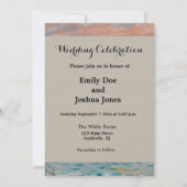 Invitation Claude Monet Impression Sunrise Français (Devant)