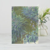 Invitation Claude Monet - Irises (Debout devant)