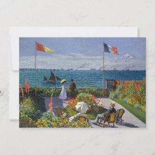 Invitation Claude Monet - Jardin à Sainte-Adresse