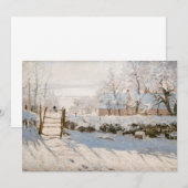 Invitation Claude Monet - La Pie (Devant / Derrière)
