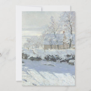 Invitation Claude Monet La Pie