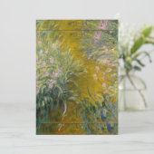 Invitation Claude Monet - Le chemin à travers les Irises (Debout devant)