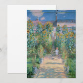 Invitation Claude Monet - Le jardin de l'artiste à Vétheuil (Devant / Derrière)
