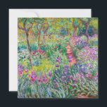 Invitation Claude Monet - Le jardin d'Iris à Giverny<br><div class="desc">Jardin d'Iris à Giverny / Jardin d'Artiste à Giverny - Claude Monet,  1899-1900</div>