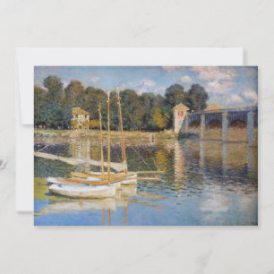 Invitation Claude Monet - Le Pont d'Argenteuil