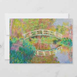 Invitation Claude Monet - Le Pont japonais, Giverny