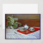 Invitation Claude Monet - Le Service à Thé, (Devant / Derrière)