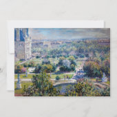 Invitation Claude Monet - Les Jardins des Tuileries (Devant)
