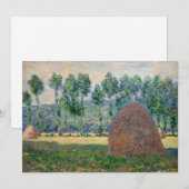 Invitation Claude Monet - Les magasins d'usine près de Givern (Devant / Derrière)