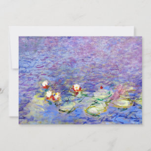 Invitation Claude Monet - Lys d'eau
