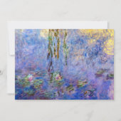 Invitation Claude Monet - Lys d'eau (Devant)