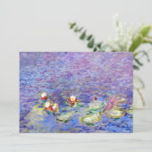 Invitation Claude Monet - Nymphéas (Debout devant)