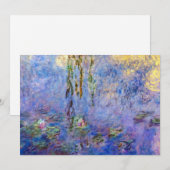 Invitation Claude Monet - Nymphéas (Devant / Derrière)