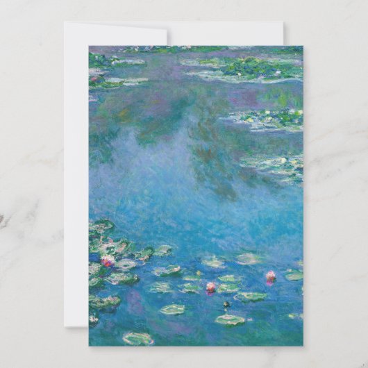 Invitation Claude Monet - Nymphéas 1906 (Devant)