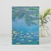 Invitation Claude Monet - Nymphéas 1906 (Debout devant)
