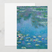 Invitation Claude Monet - Nymphéas 1906 (Devant / Derrière)
